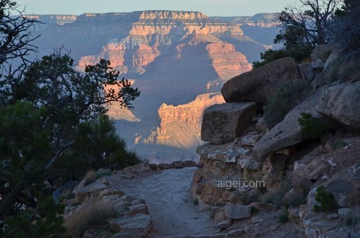 大峡谷 景观 风景优美的 岩石 腐蚀 地质(grand canyon