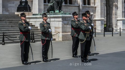 匈牙利布达佩斯议会卫队(hungary-budapest-parliament-guard)