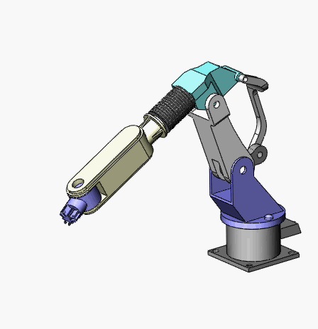 工业机械臂 3d模型(solidworks设计,提供sldprt/sldasm文件)