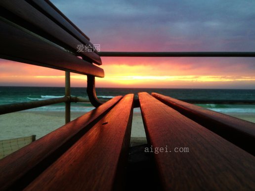 日落长凳(sunset bench 大小:1m-cc0图库_高清图片_免费下载-爱给