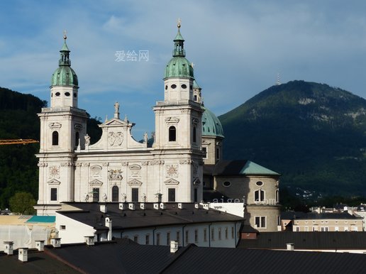 奧地利薩爾茨堡大教堂建築圖片,教堂建築圖片,薩爾茨堡,奧地利