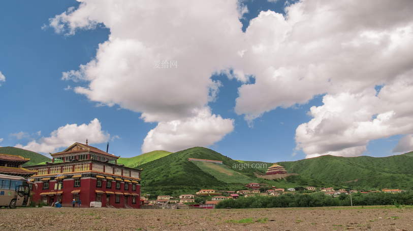 甘南延时红原麦洼寺寺庙004