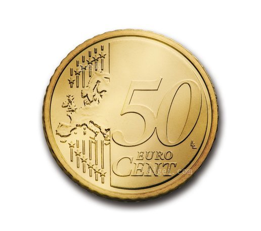 美分 50 欧元 硬币 货币 欧洲 钱 财富(cent 50 euro coin