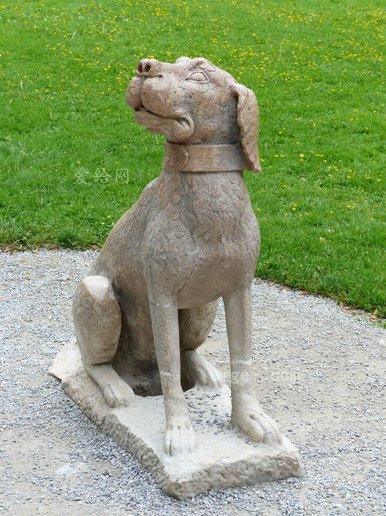 狗雕像石头(dog-statue-stone-ssteinfigur)