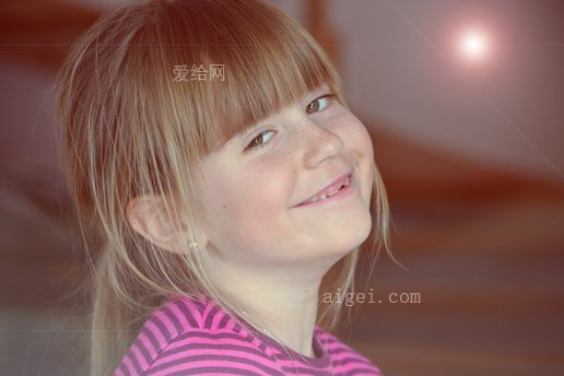 金髮碧眼的, 微笑, 快樂, 光, 人, 面對(child, girl, blond, smile