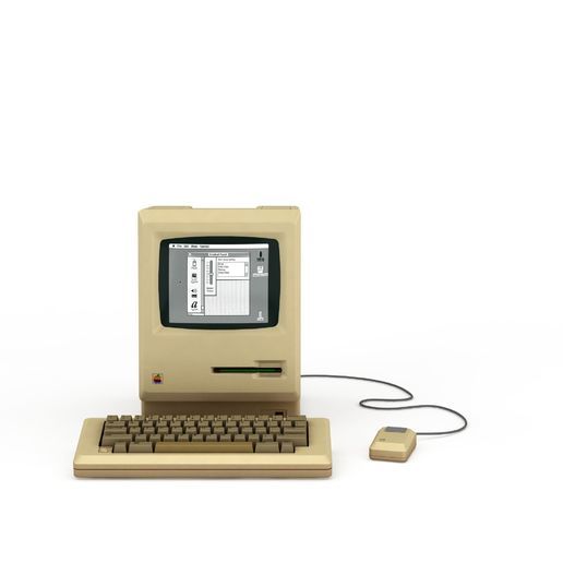 第一代macintosh电脑,macintosh,苹果mac一代,plus