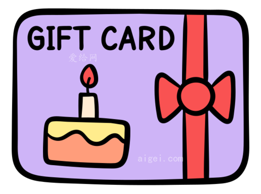 礼品卡 Gift Card Birthday Icons 图标库免费下载 爱给网