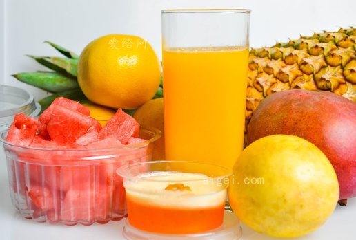 水果 果汁 菠萝 芒果 西瓜(fruits juice pineapple mango