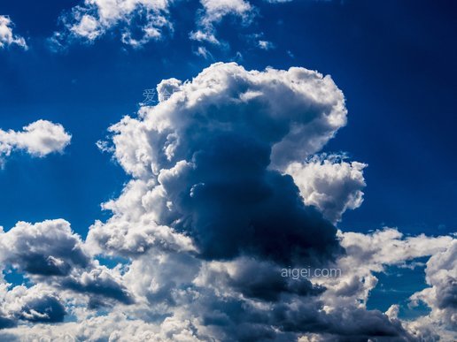 雲, 天空, 多雲的, 藍色, 毛茸茸的, 雲景, 天氣(clouds, sky, cloudy